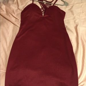 Red bodycon